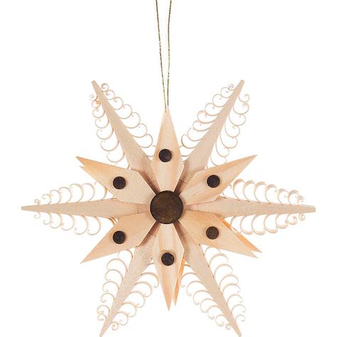 Tree Ornament Wood Chip Star Cm In By Dregeno Seiffen