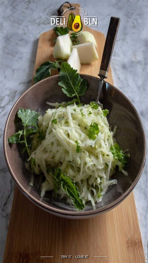 Einfacher Kohlrabi Salat Als Beilage DELi BERLIN Kochideen Rezepte