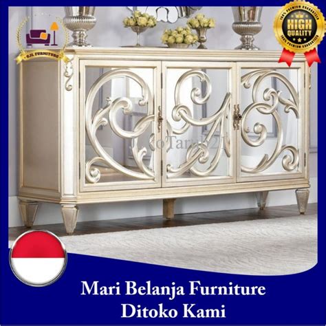 Jual Meja Tv Buffet Meja Tv Console Konsul Minimalis Kayu Jati Ukir