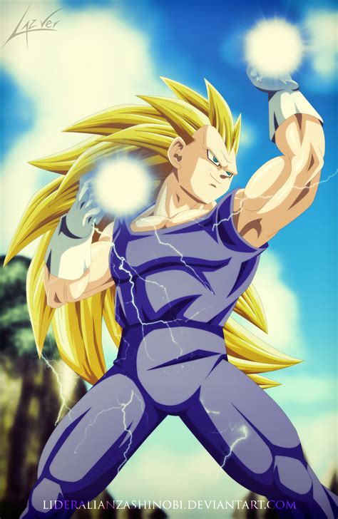 Vegeta Super Saiyan 3 by LiderAlianzaShinobi on DeviantArt