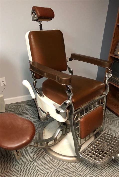 Sold Price Complete Barber Chair Emil J Paidar Co Chicago Il With