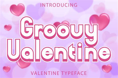 Groovy Valentine Font By Densu Creative Creative Fabrica