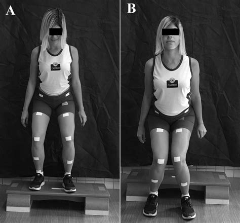 Drop Vertical Jump Task A Starting Position B End Position