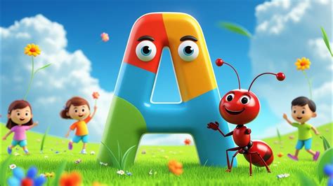 abcd song  kids learn alphabet  fun animation abc song
