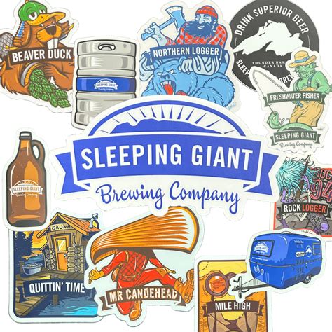 Sticker Sleeping Giant Brewing Co