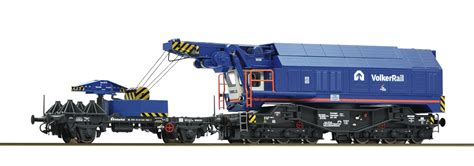 Roco 7310023 Digital Eisenbahndrehkran VolkerRail Privatbahn World Of