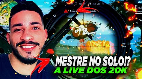 Rumo Ao Mestre Solo A Live Dos K Free Fire Ao Vivo Live