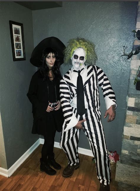 Beetle Juice And Lydia Deetz Halloween Costume Juice Halloween