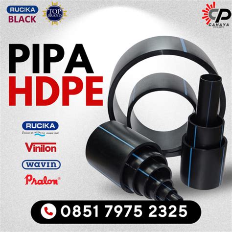 Jual Pipa Hdpe 1 14 Inch Pn 16 40 Mm Pipa Hdpe Brand Rucika 1 14