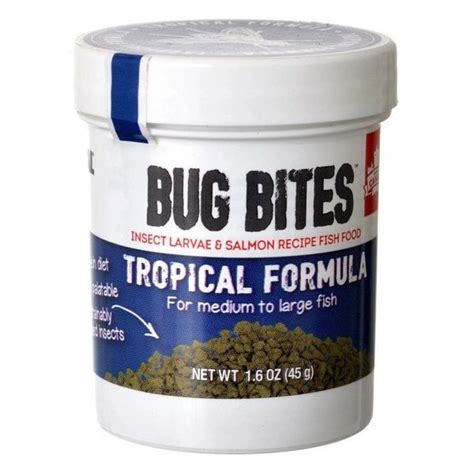 Fluval Bug Bites Tropical Formula Granules For Medium Large Fish