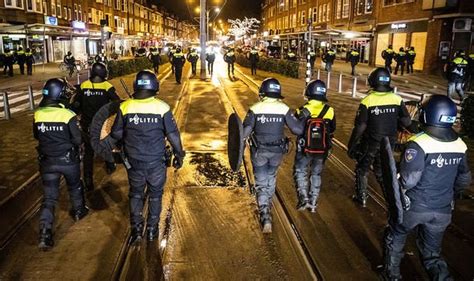 Netherlands Lockdown Riots Curfew Protest Continues In Amsterdam World News Uk