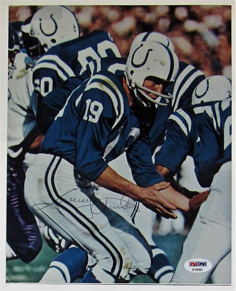 Lot Detail Johnny Unitas Signed 8x10