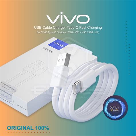 Jual Kabel Data Vivo Micro Usb Type C Super Fast Charging Cable