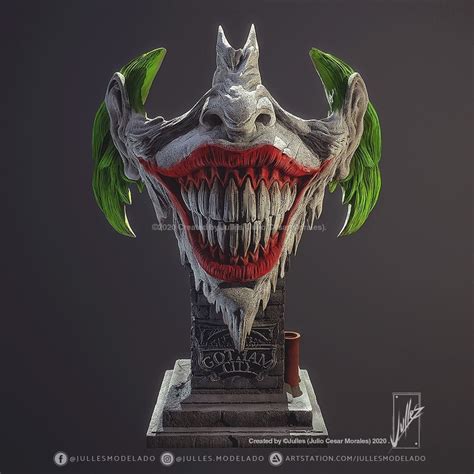 Joker Face V D Model D Printable Cgtrader