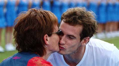 Andy Murray and his mother