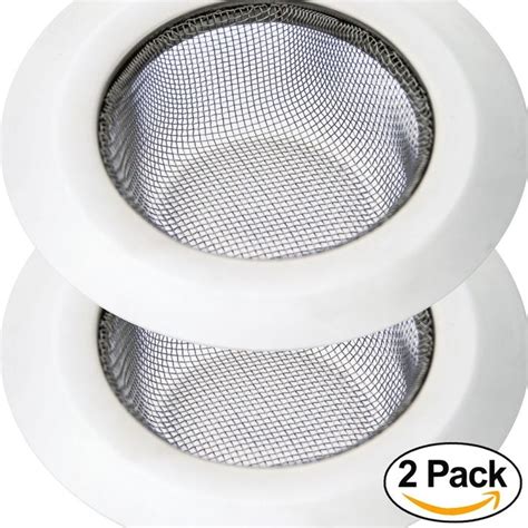 Kitchen Sink Strainer - Stainless Steel, Large Wide Rim 4.5", Anti ...