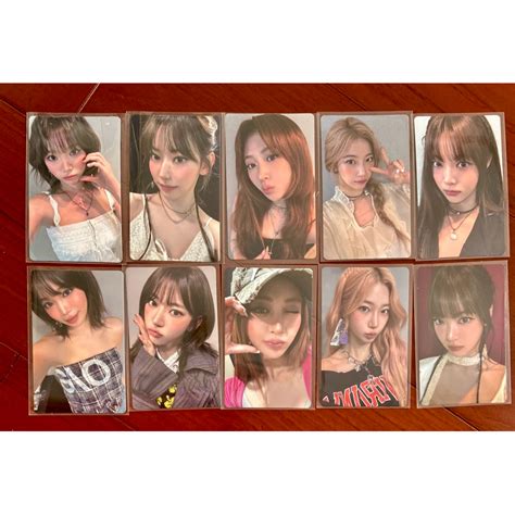 LE SSERAFIM HOT 專輯 小卡 特典 WVS SC 櫻花 采源 允真 一葉 恩採 蝦皮購物