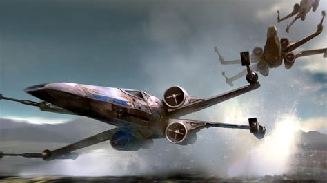 Star Wars X Wing Spaceship Futuristic Space Sci Fi Xwing