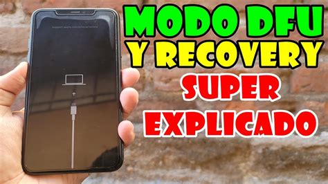 Como Poner Un IPhone En Modo RECOVERY Y DFU Super Explicado 8 Plus X