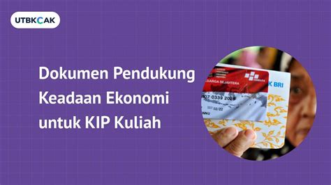 Apa Itu Dokumen Pendukung Keadaan Ekonomi Kip Kuliah Utbk Cak Hot Sex