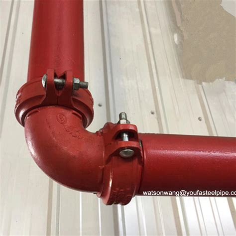 Full Sizes Groove End Pipe Fire Sprinkler Pipe Grooved End Steel Pipe