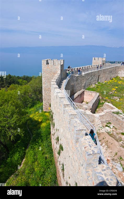 Lake Ohrid Castle Macedonia High Resolution Stock Photography and ...