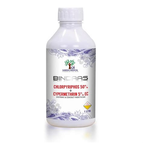 Bindass Chlorpyriphos Cypermethrin EC Packaging Size 1 Litre Liquid