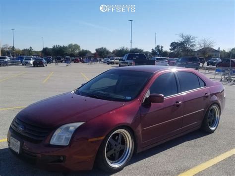 2007 Ford Fusion With 18x85 30 Esr Sr04 And 23545r18 Kumho Solus And Coilovers Custom Offsets