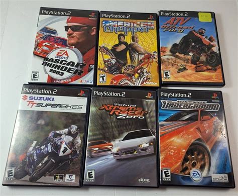 Lot of 6 Playstation 2 PS2 Racing Games COMPLETE Tokyo Xtreme Racer ...