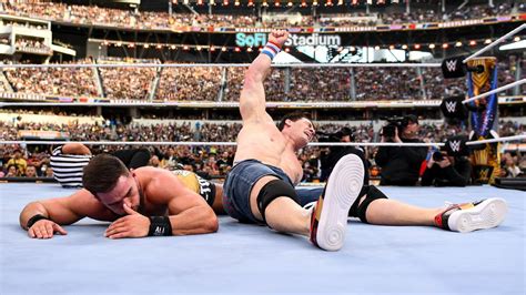 Austin Theory Vs John Cena United States Title Match Photos WWE