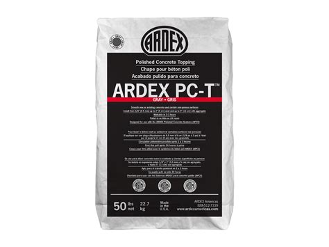 Ardex Pc T Polished Concrete Topping Gray 50 Lb Floorbox