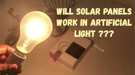 Will solar panels work in artificial light? | Solar energy with ...