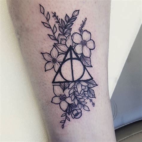 Harry Potter Deathly Hallows Tattoo Design - Wiki Tattoo