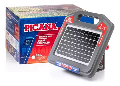 Electrificador Boyero Picana Solar Portatil 40km Con Panel