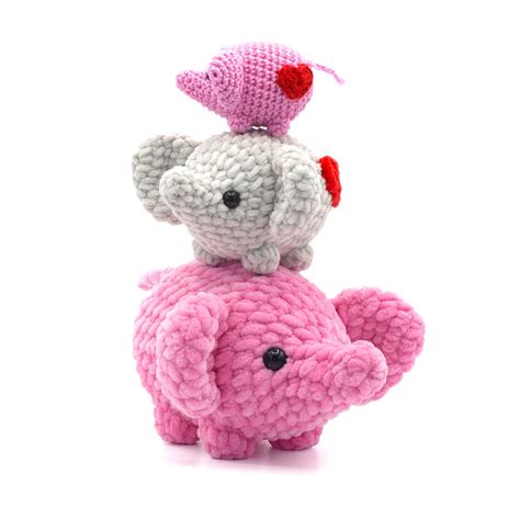 Crochet Elephant Pattern Easy Amigurumi Pattern