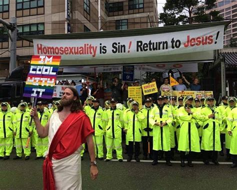 [interview] Jesus Speaks On Gay Pride Christian Protesters The