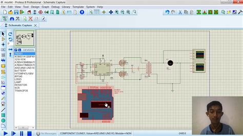 Tutorial Penjelasan Simulasi Aplikasi Proteus Rangkaian Inverter 1 Fasa