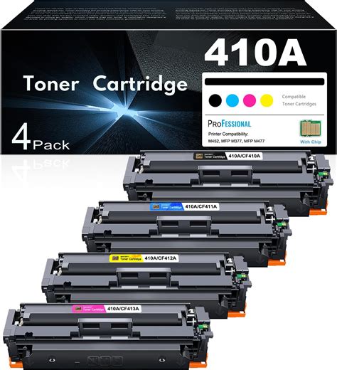 Amazon HP 410X Black High Yield Toner Cartridge Works With HP