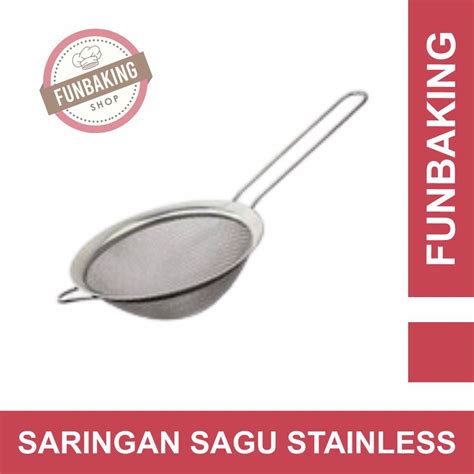 Jual Funbaking Saringan Bubur Tepung Stainless Diameter Cm Shopee