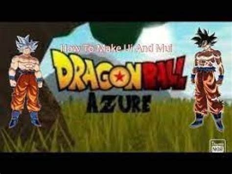 COMO HACER A SON GOKU Y SON GOKU MUI DRAGON BALL RP AZURE YouTube