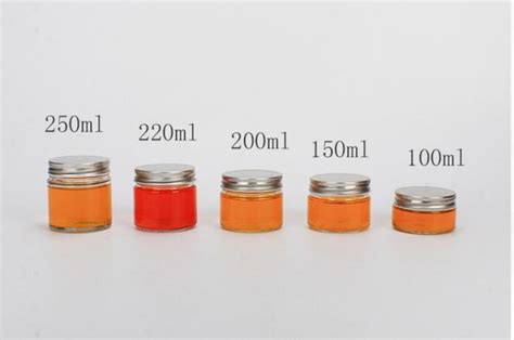 High Durability 300ml Food Storage Jars Screw Lid Wide Mouth Glass Jars