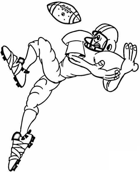 Fu Ballspieler St Rzt Coloring Page Free Printable Coloring Pages For