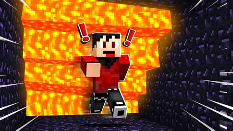 Run From The Lava With Rageelixir Minecraft Lava Run Parkour Youtube