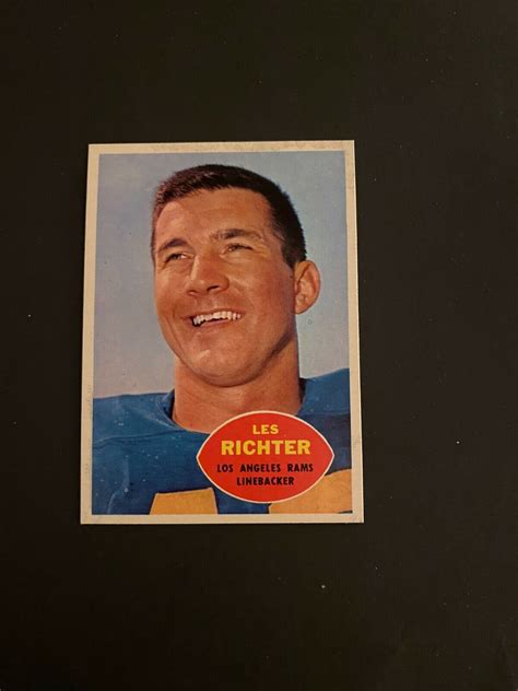 1960 TOPPS FOOTBALL 68 LES RICHTER MINT MINT MINT MINT MINT EBay