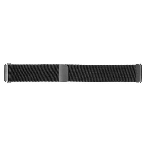 Stalux Milanaise Mesh Watch Band Magnetic Clasp Black CHROONOO