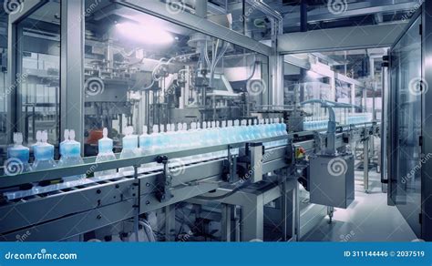 Process Manufacturing Pharmaceutical Plant Stock Illustration - Illustration of production ...