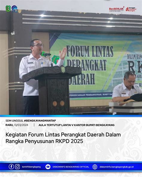 Kegiatan Forum Lintas Perangkat Daerah Dalam Rangka Penyusunan RKPD