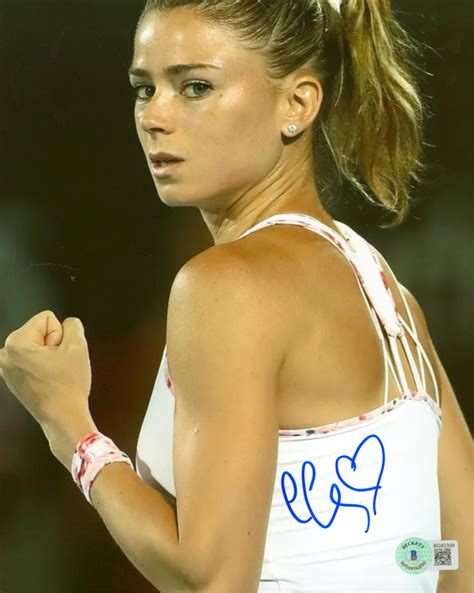 Camila Giorgi Signed X Photo Beckett Pristine Auction