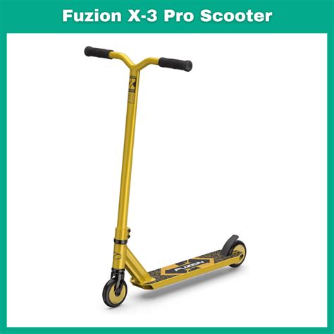 Fuzion X 3 Pro Stunt Scooter Review