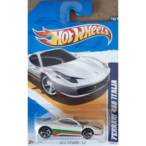 Embalagem Danificada Hot Wheels All Stars Ferrari Italia Universo Hot Wheels
